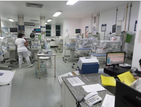 Visita na UTI Neonatal do Hospital Municipal Rocha Faria 